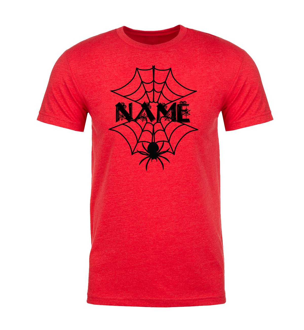 Halloween Spider Web Custom Name Unisex T Shirts - Mato & Hash