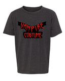 Halloween Vampire Costume w/ Bloody Bat Wings Kids T Shirts
