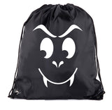Halloween Vampire Polyester Drawstring Bag