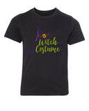 Halloween Witch Costume Kids T Shirts