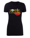 Halloween Zombie Costume Womens T Shirts