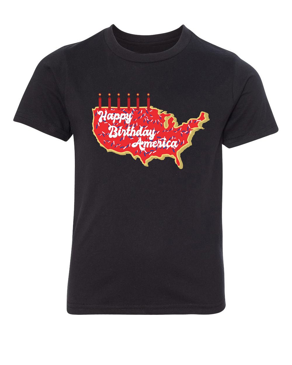 Happy Birthday America Kids 4th of July T Shirts - Mato & Hash