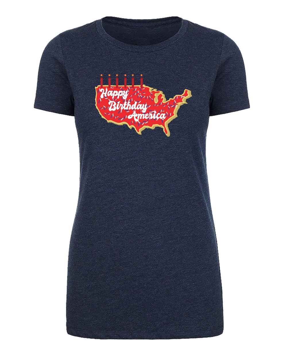 Happy Birthday America Womens 4th of July T Shirts - Mato & Hash