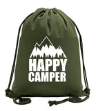 Happy Camper Cotton Drawstring Bag - Mato & Hash