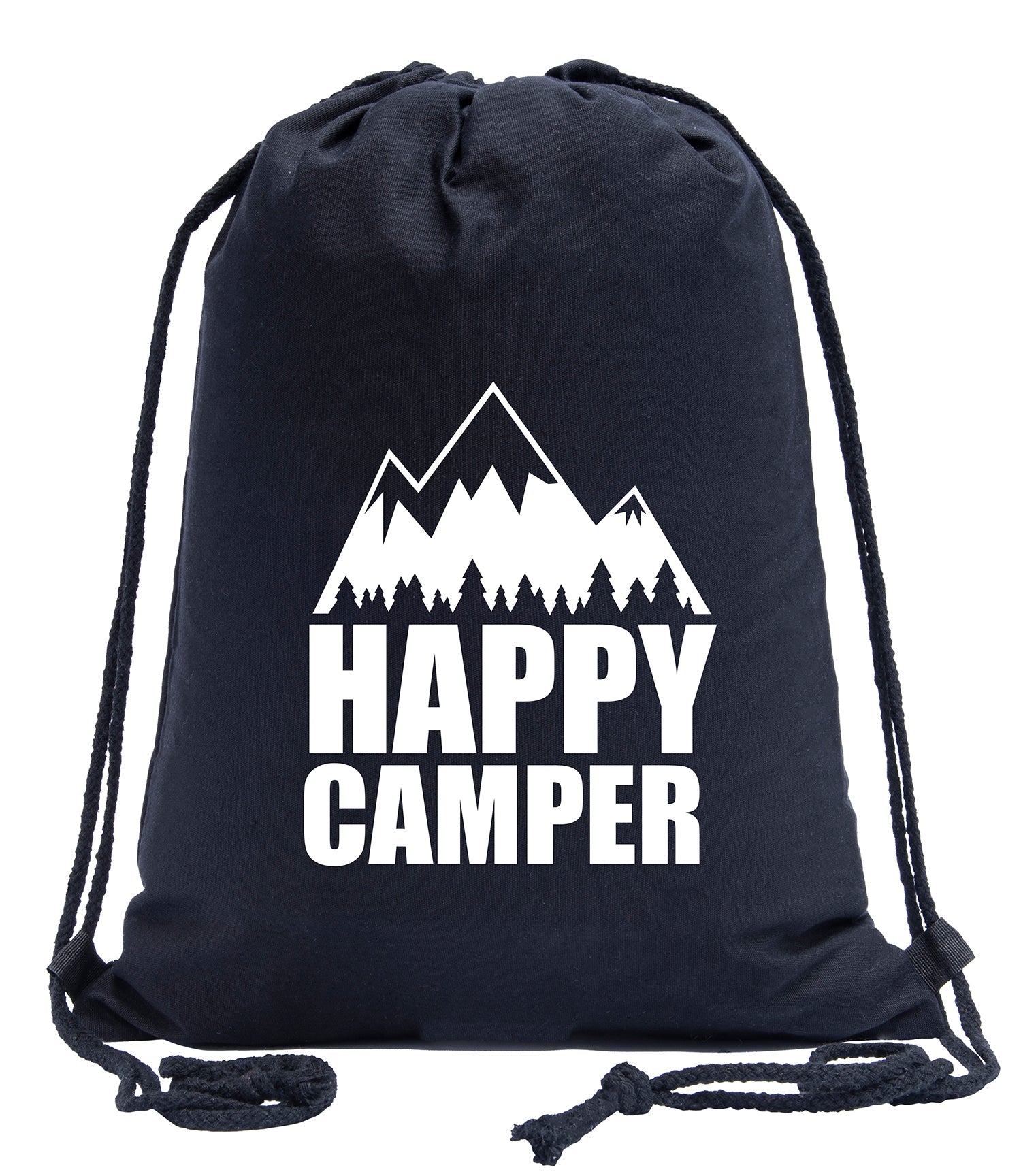 Happy Camper Cotton Drawstring Bag - Mato & Hash