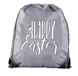 Happy Easter Full Color Polyester Drawstring Bag - Mato & Hash