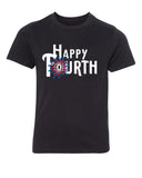 Happy Fourth Kids T Shirts - Mato & Hash