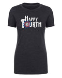 Happy Fourth Womens T Shirts - Mato & Hash