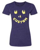 Happy Jack o Lantern Custom Womens Halloween T Shirts - Mato & Hash