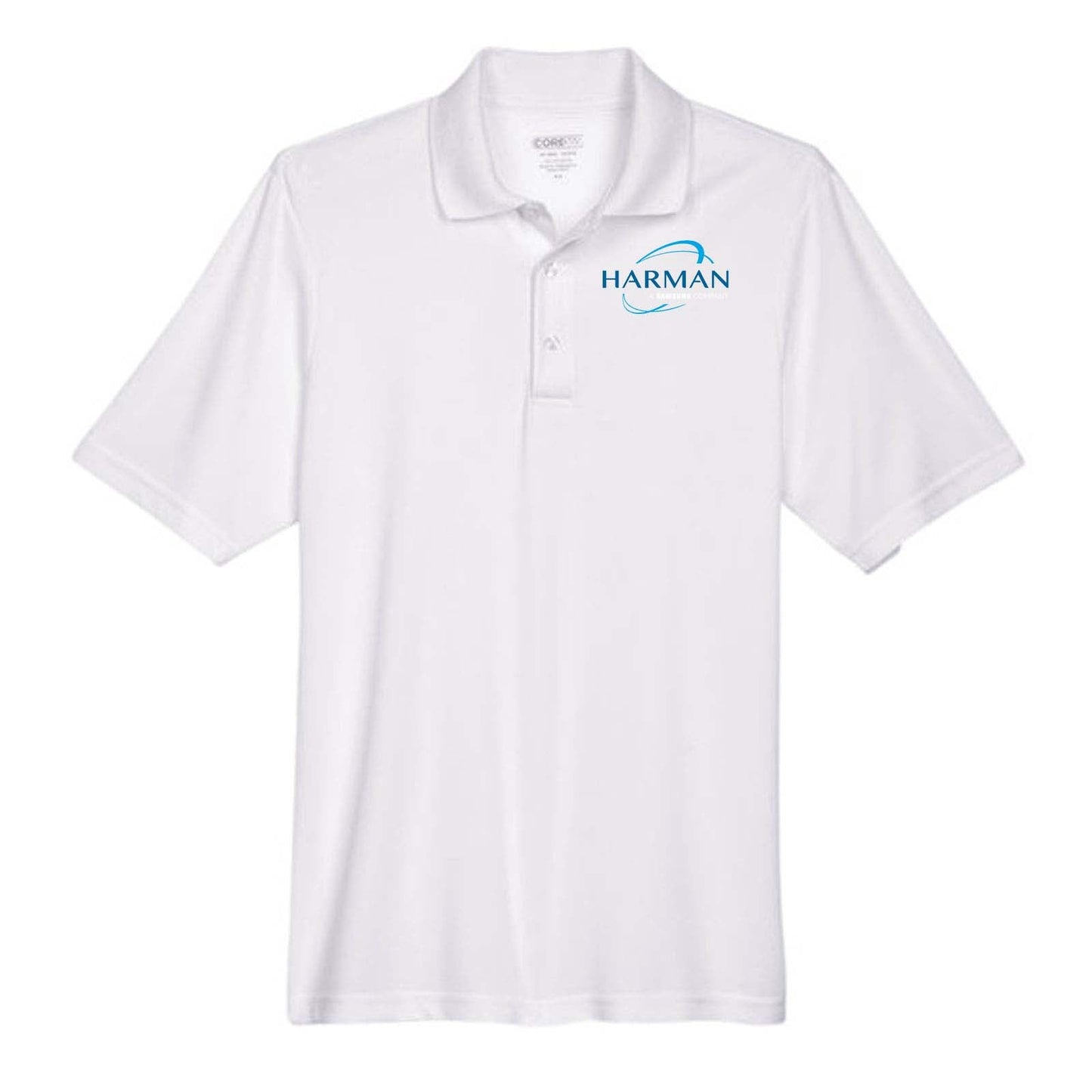 Harman Embroidered Core 365 Men's Origin Performance Piqué Polo - Mato & Hash