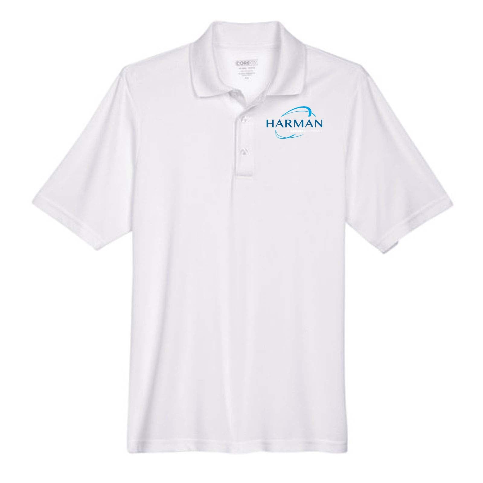 Harman Embroidered Core 365 Men's Origin Performance Piqué Polo - Mato & Hash