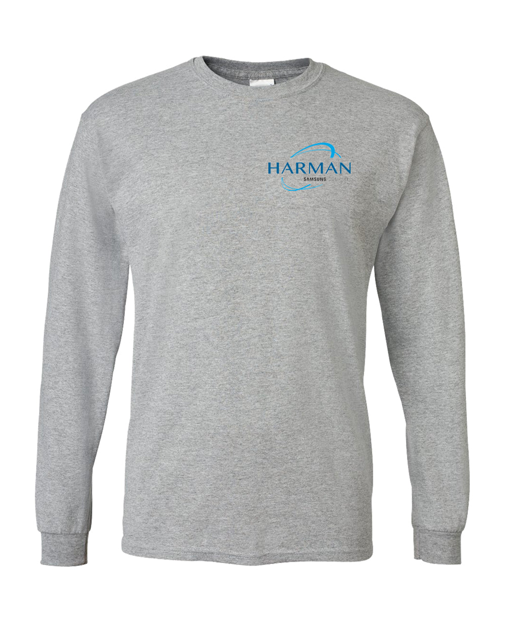 Harman Embroidered Gildan DryBlend® Men's 50/50 Long Sleeve T-Shirt - Mato & Hash