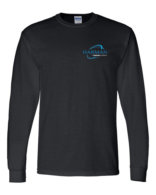 Harman Embroidered Gildan DryBlend® Men's 50/50 Long Sleeve T-Shirt - Mato & Hash