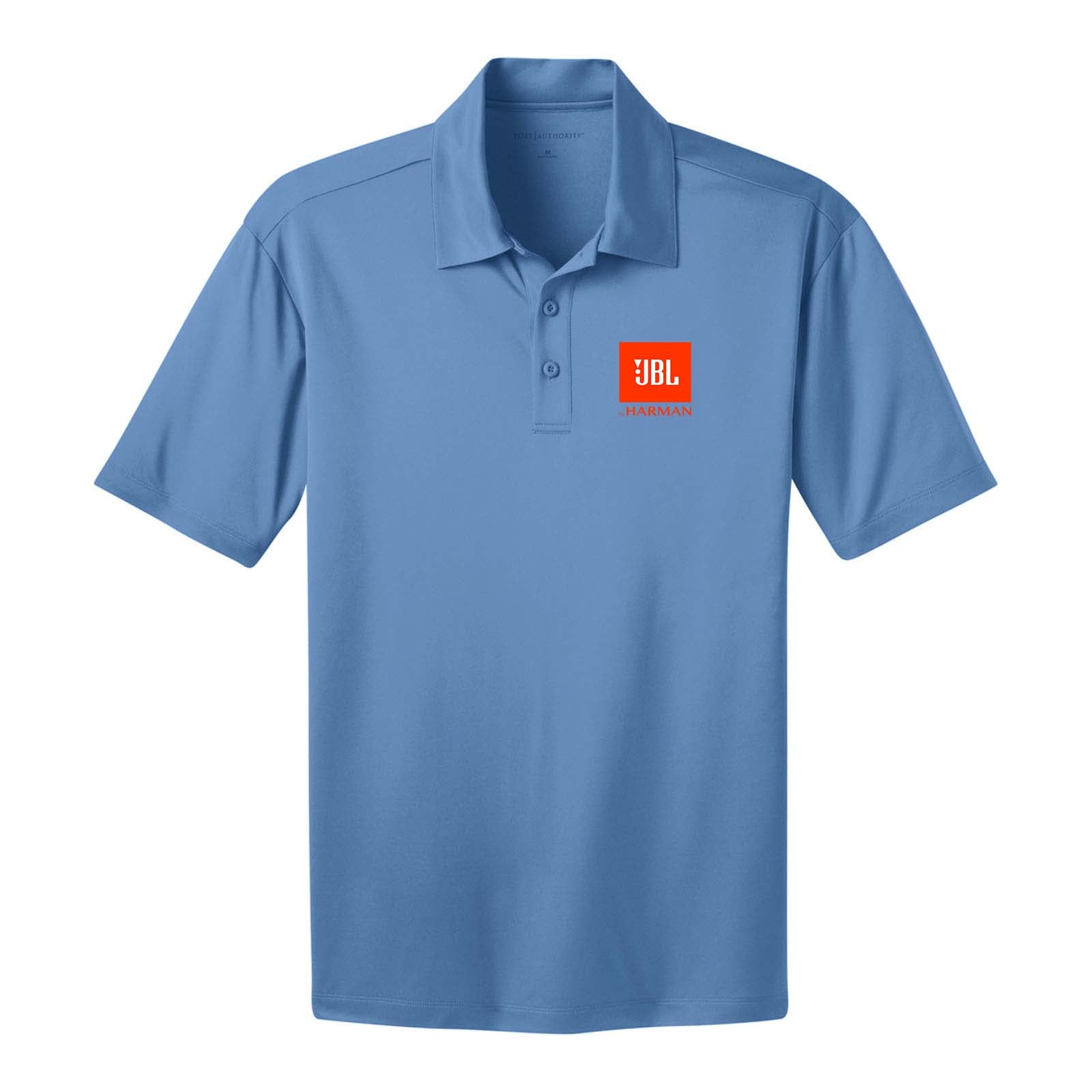 Harman Port Authority Men's Silk Touch 100% Polyester Performance Polo T-Shirt - Mato & Hash