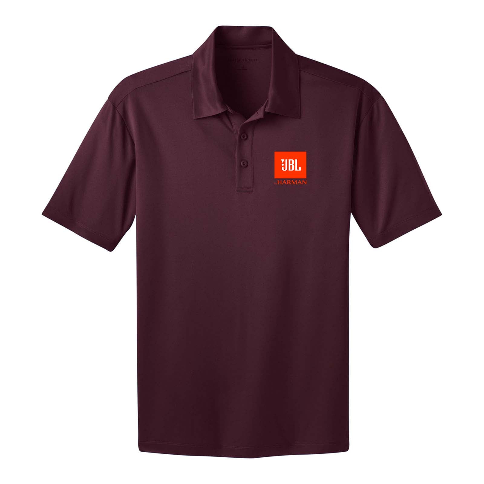 Harman Port Authority Men's Silk Touch 100% Polyester Performance Polo T-Shirt - Mato & Hash