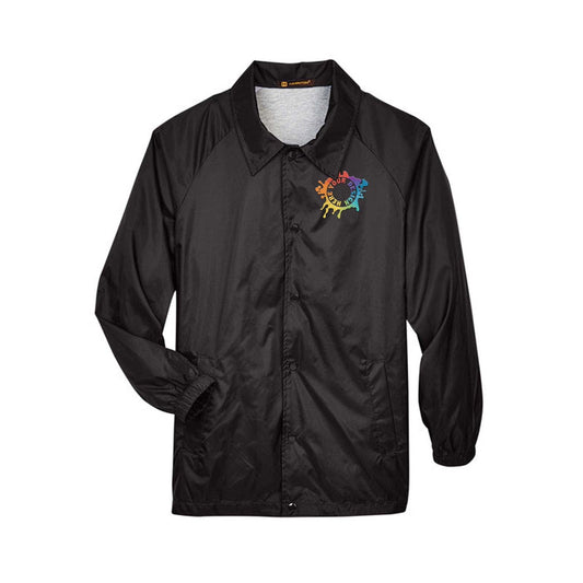 Harriton Adult Nylon Staff Jacket Embroidery - Mato & Hash