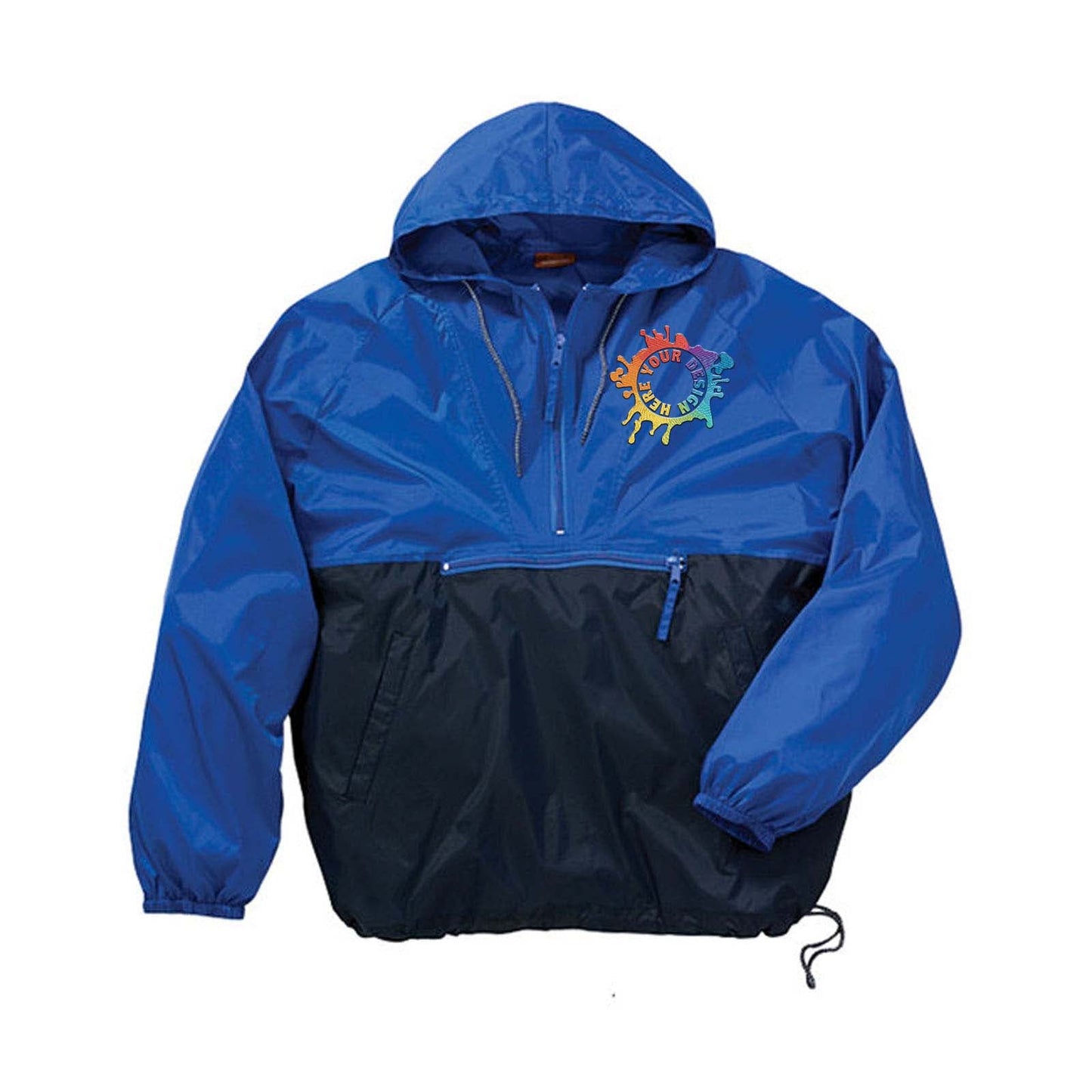 Harriton Adult Packable Nylon Jacket Embroidery - Mato & Hash