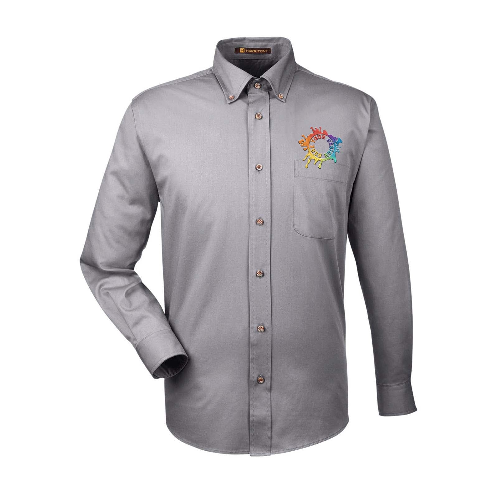 Mato & Hash Men's V-Neck Referee Shirts w/ Embroidery Black/White / 3X Large