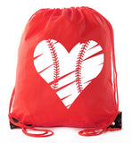 Heart Ball Polyester Drawstring Bag - Mato & Hash