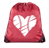 Heart Ball Polyester Drawstring Bag - Mato & Hash