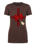 "Hers" Ribbon & Bow Womens Christmas T Shirts