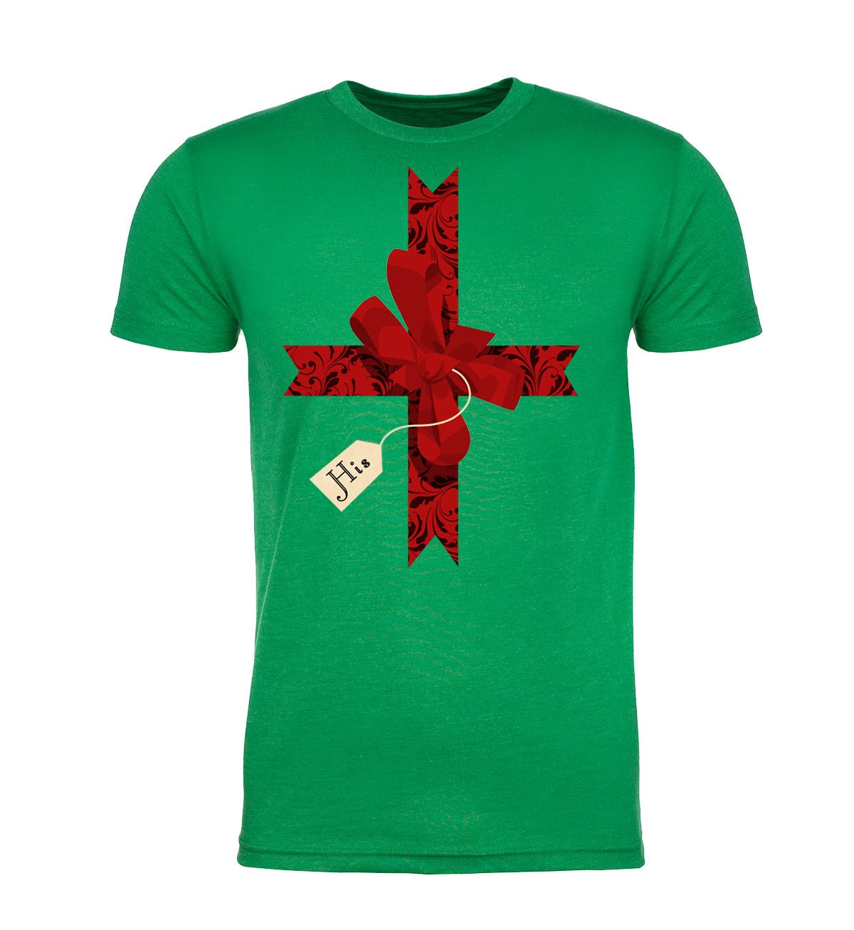 "His" Ribbon & Bow Unisex Christmas T Shirts