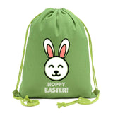 Hoppy Easter! Cotton Drawstring Bag - Mato & Hash