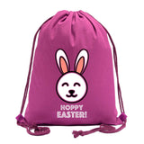 Hoppy Easter! Cotton Drawstring Bag - Mato & Hash