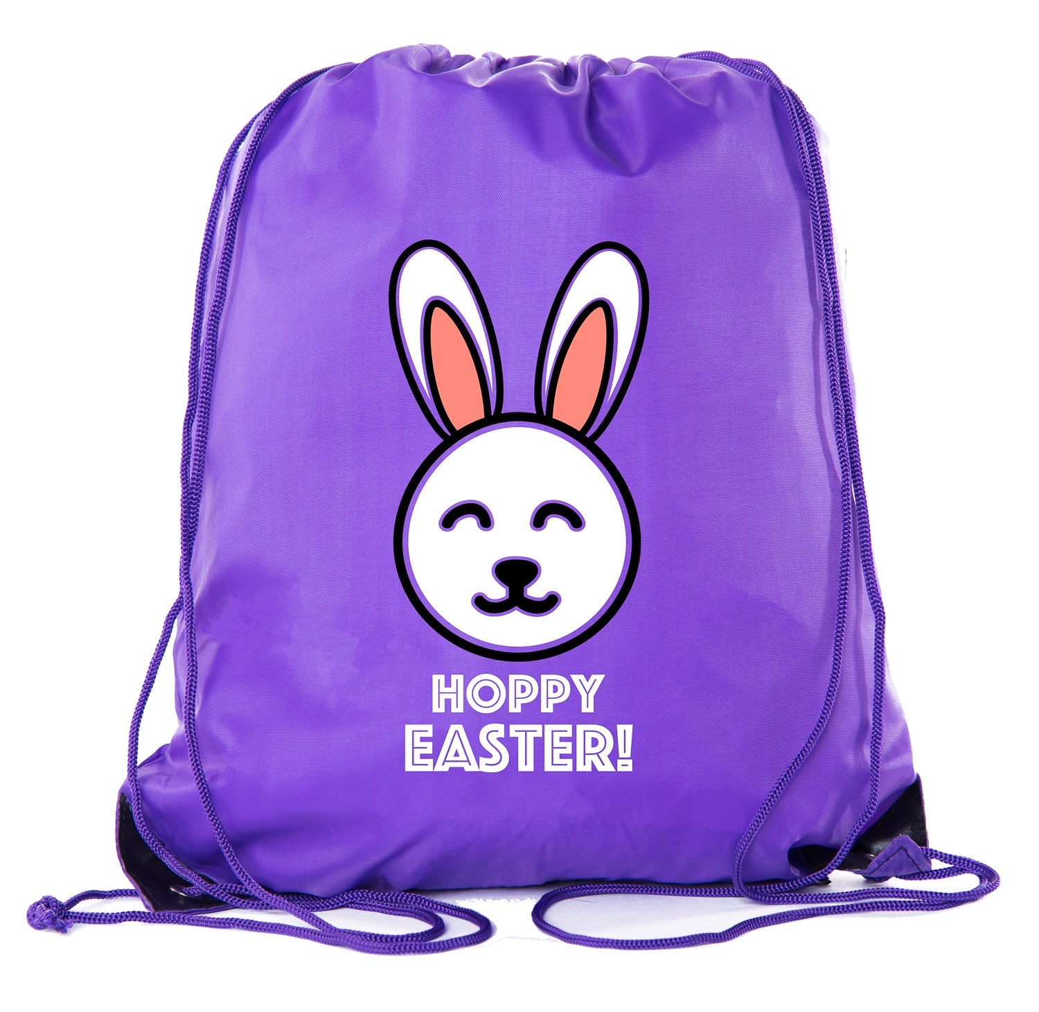 Hoppy Easter! Full Color Polyester Drawstring Bag - Mato & Hash