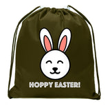 Hoppy Easter! Mini Polyester Drawstring Bag - Mato & Hash