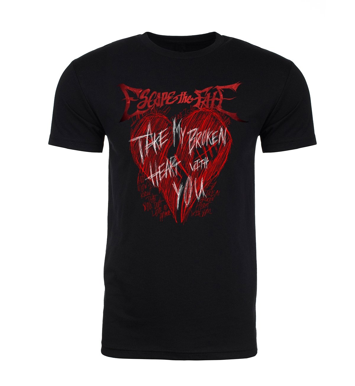 HR ! Broken Heart T-Shirt international orders - Mato & Hash