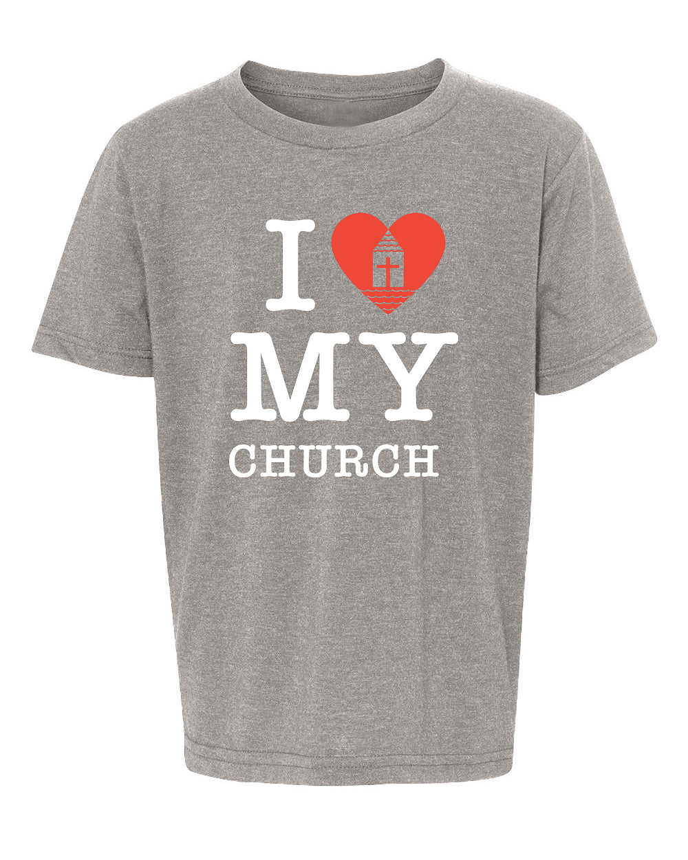 I Heart My Church Kids Christian T Shirts - Mato & Hash