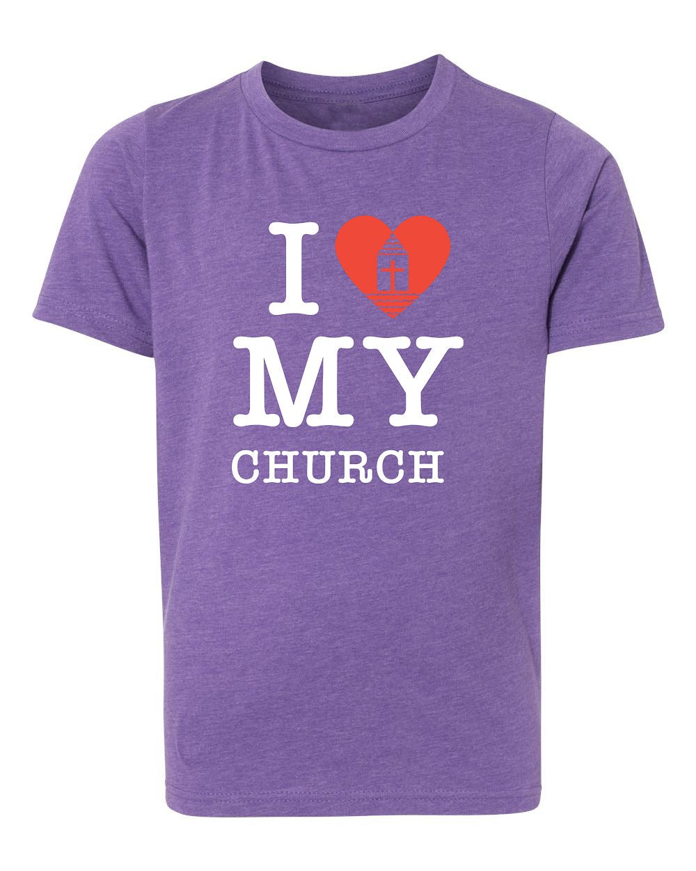 I Heart My Church Kids Christian T Shirts - Mato & Hash