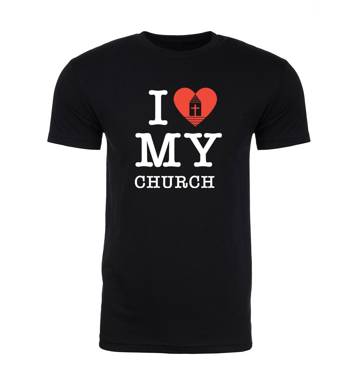 I Heart My Church Unisex Christian T Shirts - Mato & Hash