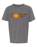 I Heart Pumpkin Spice Kids T Shirts