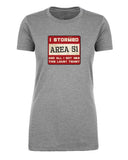 I Stormed Area 51 Womens Alien T Shirts - Mato & Hash