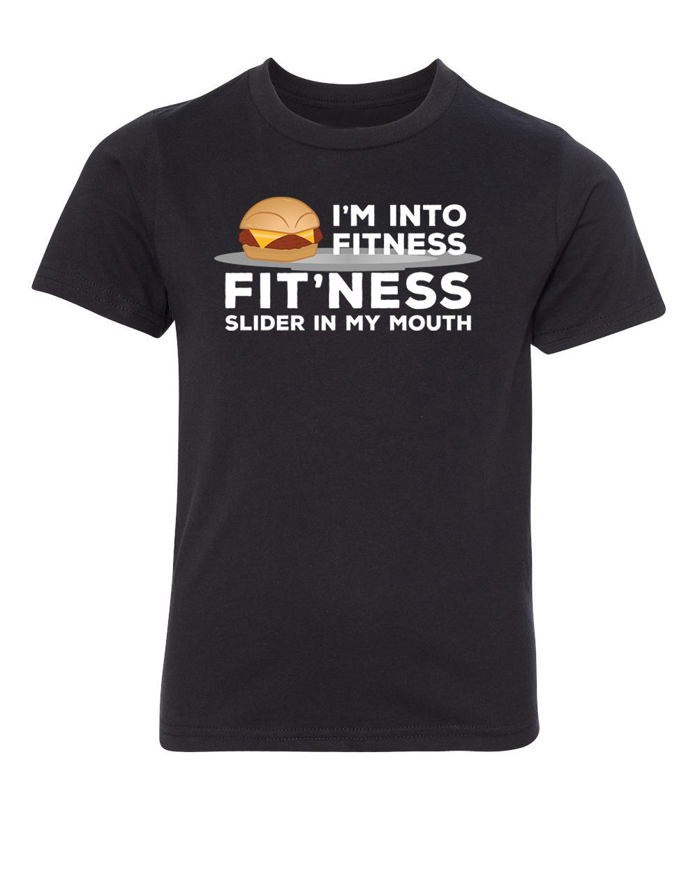 I'm Into Fitness - Fit'ness Slider in My Mouth - Kids T Shirts - Mato & Hash