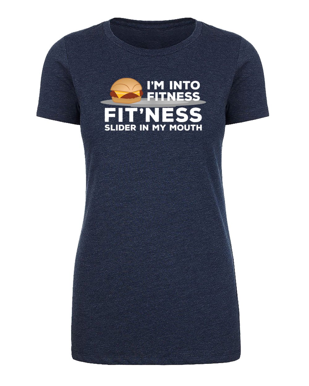 I'm Into Fitness - Fit'ness Slider in My Mouth - Womens T Shirts - Mato & Hash