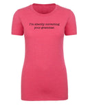 I'm Silently Correcting Your Grammar. Womens T Shirts - Mato & Hash