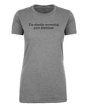 I'm Silently Correcting Your Grammar. Womens T Shirts