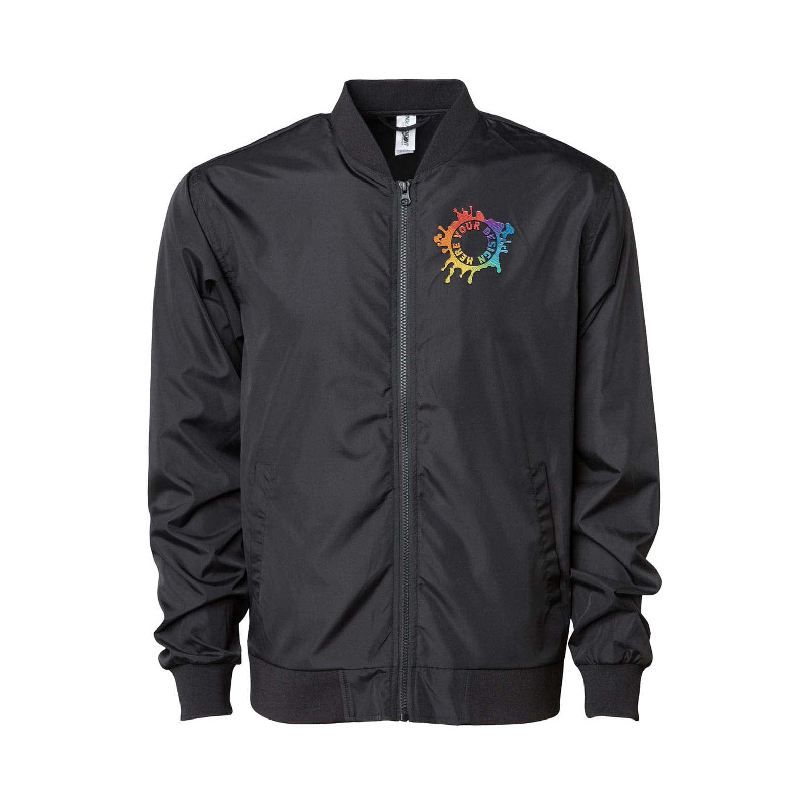Independent Trading Co. - Lightweight Bomber Jacket Embroidery - Mato & Hash