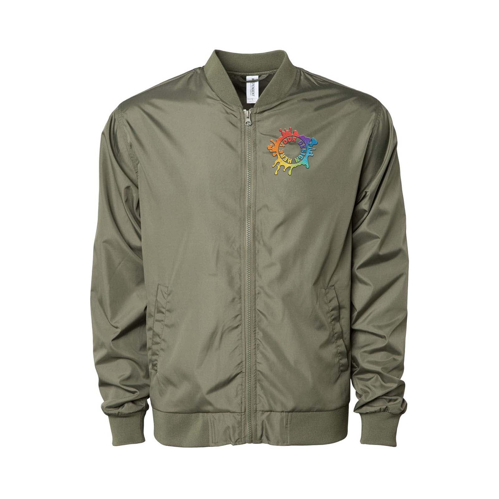 Independent Trading Co. - Lightweight Bomber Jacket Embroidery - Mato & Hash
