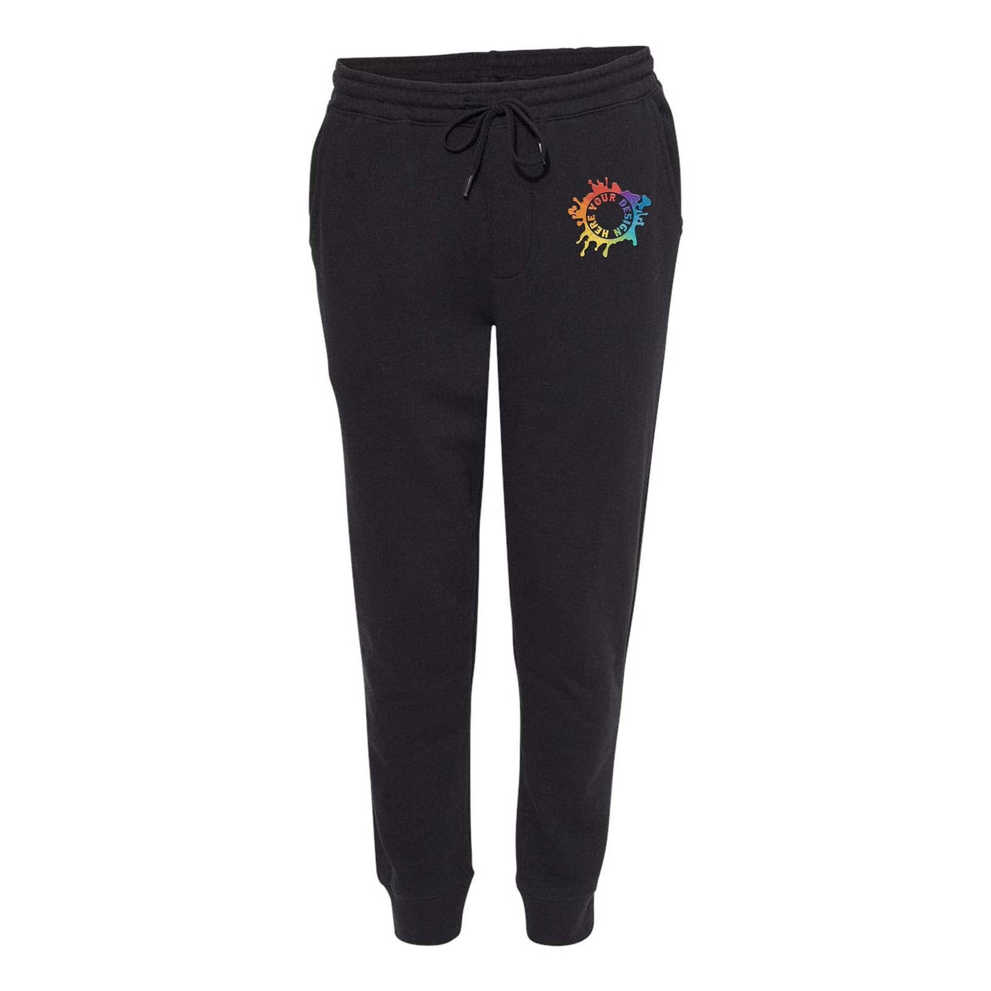 Independent Trading Co. Midweight Fleece Jogger Pants Embroidery - Mato & Hash