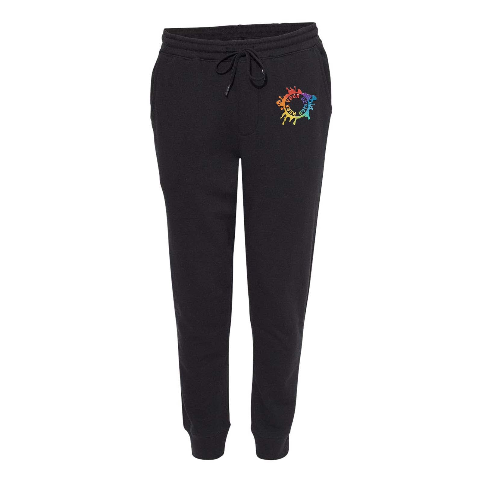 Independent Trading Co. Midweight Fleece Jogger Pants Embroidery - Mato & Hash