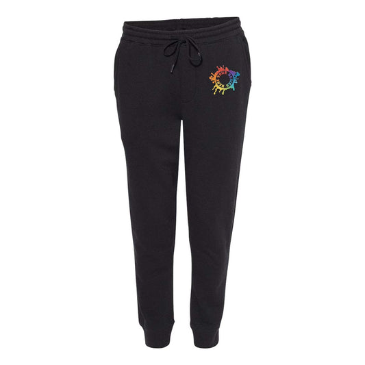 Independent Trading Co. Midweight Fleece Jogger Pants Embroidery - Mato & Hash