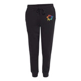 Independent Trading Co. Midweight Fleece Jogger Pants Embroidery