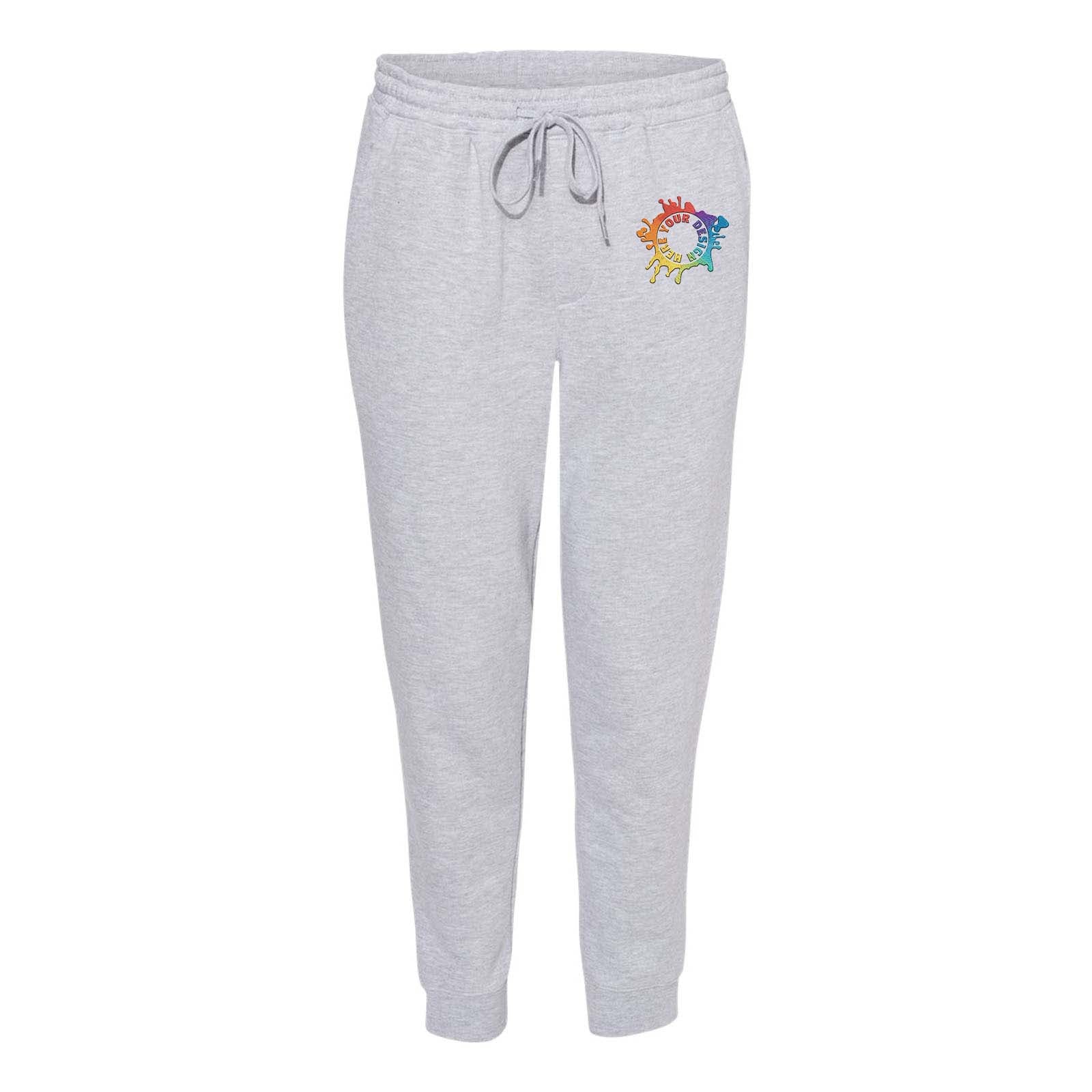 Independent Trading Co. Midweight Fleece Jogger Pants Embroidery - Mato & Hash