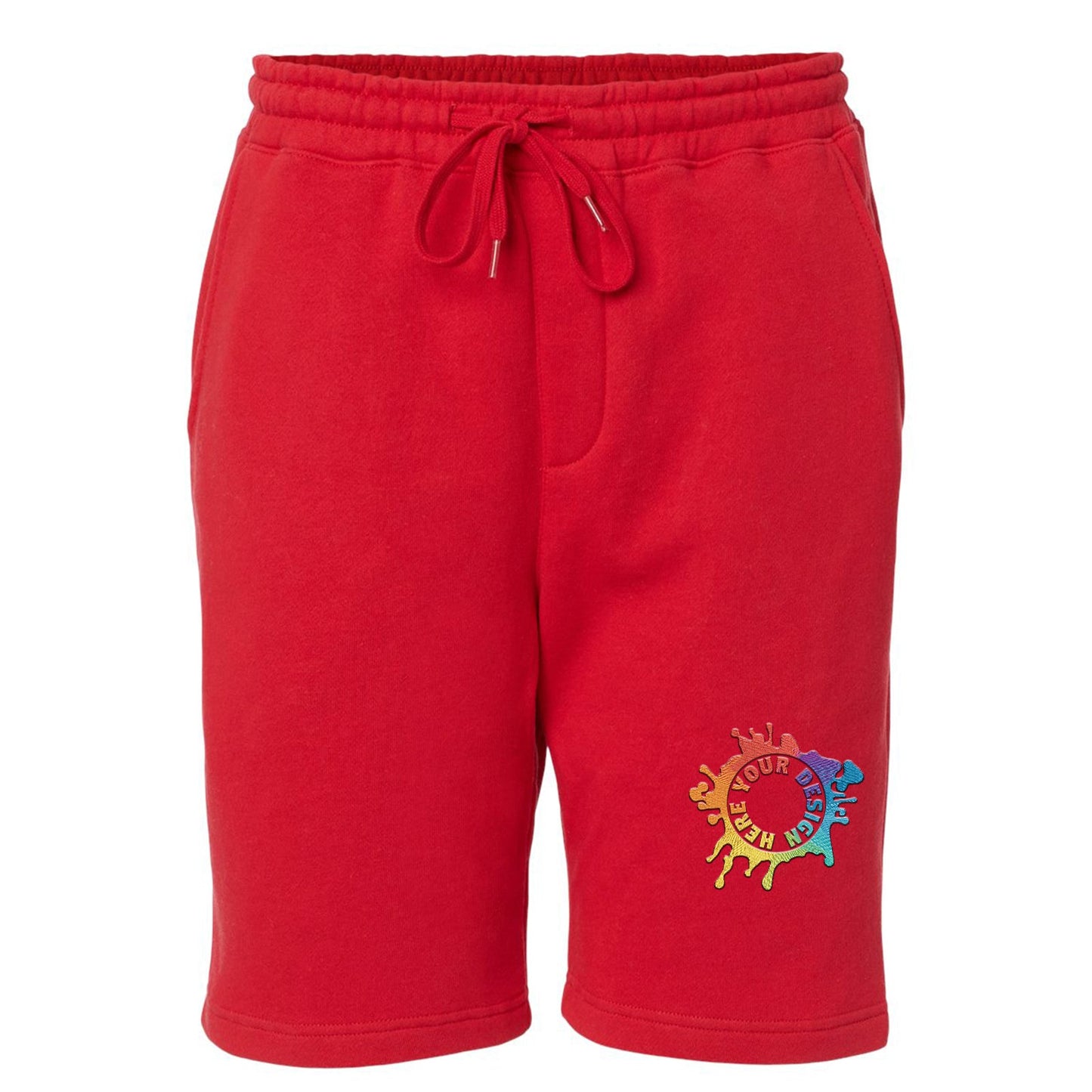 Independent Trading Co. Midweight Fleece Shorts Embroidery - Mato & Hash