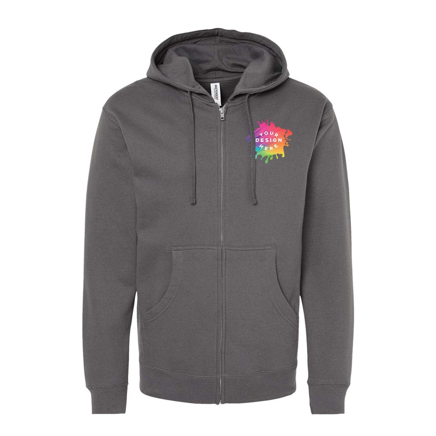Independent Trading Co. Midweight Full-Zip Hooded Sweatshirt - Mato & Hash