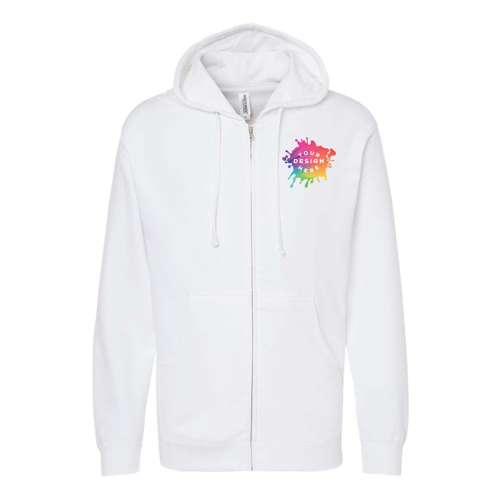 Independent Trading Co. Midweight Full-Zip Hooded Sweatshirt - Mato & Hash